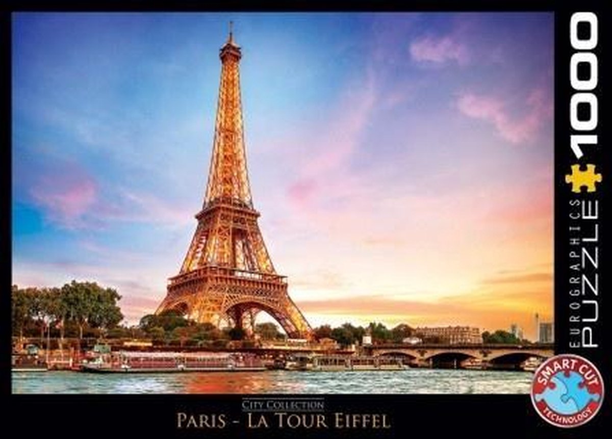 Puzzle Eurographics - París La Tour Eiffel (1000)