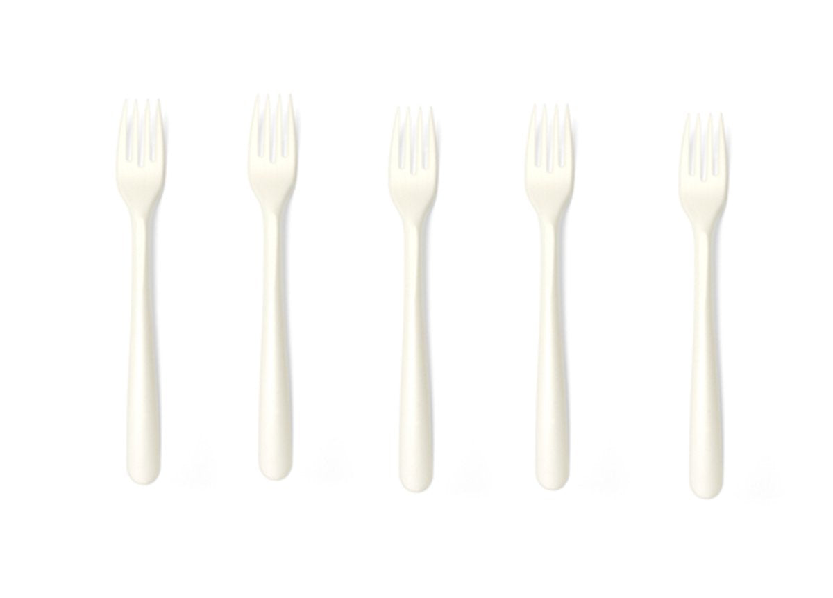 Iezzy tenedor desechable iezzy cpla 19cm blanco