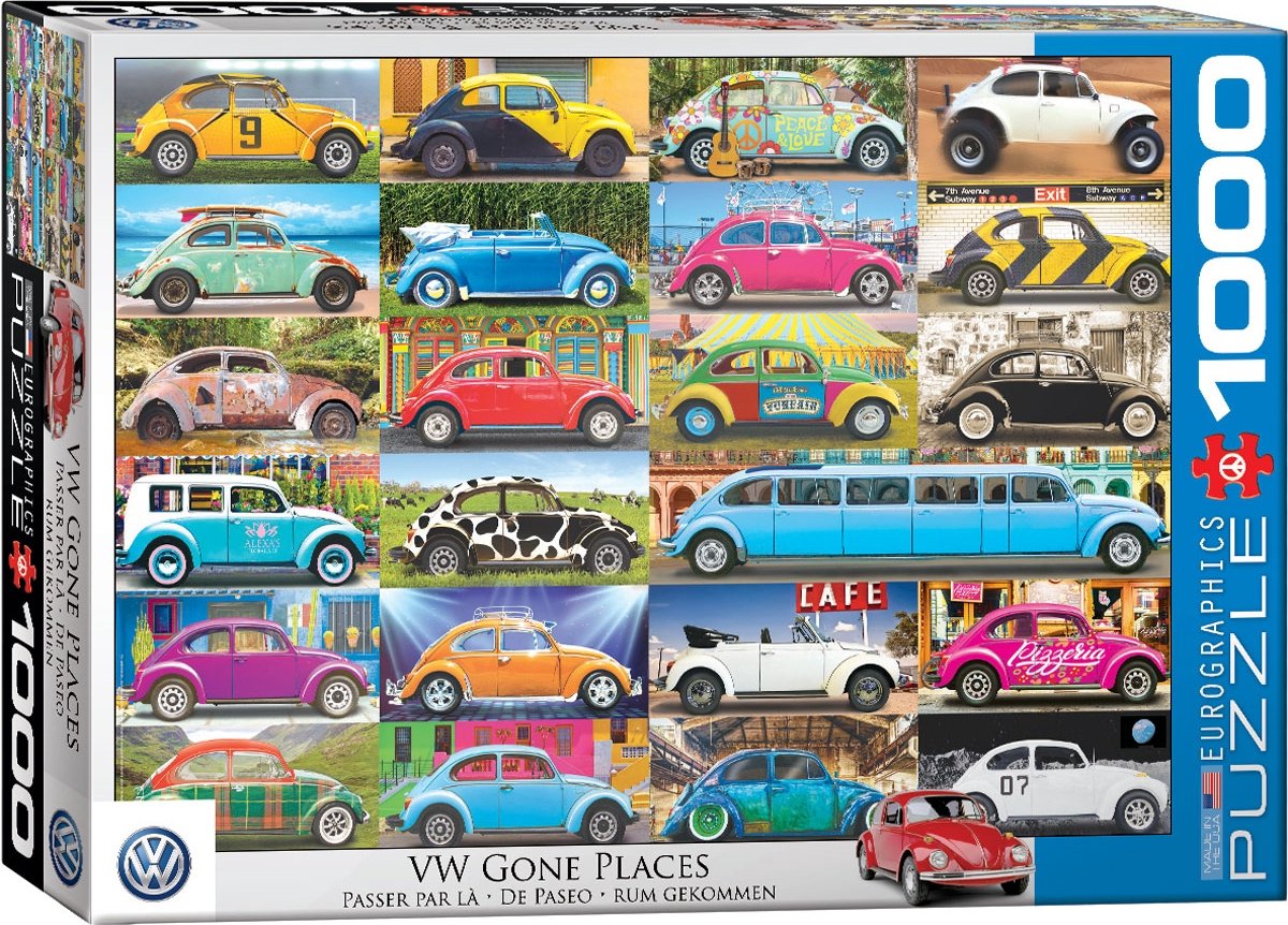 Eurographics volkswagen - vw goes place - 1000 pezzi 68×48 cm (l×a) - puzzle