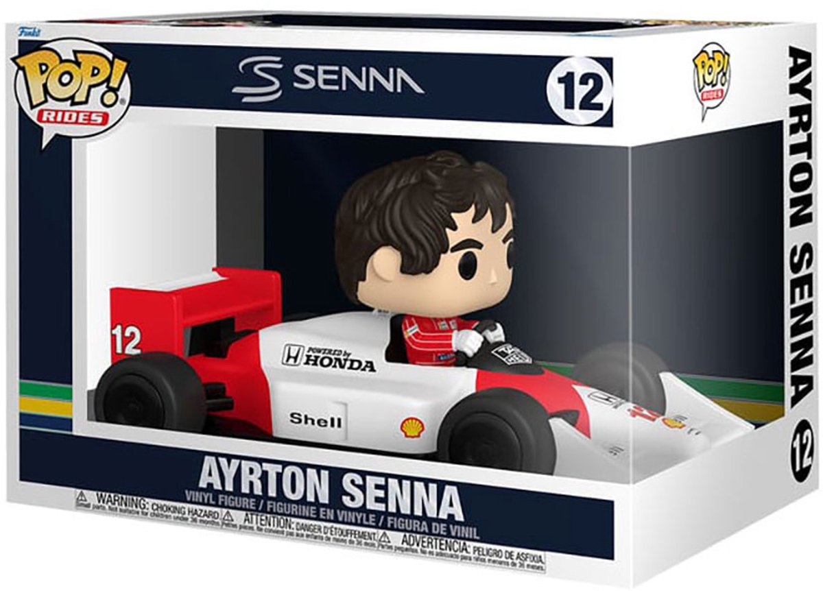 Funko pop rides: senna - ayrton senna pop #12