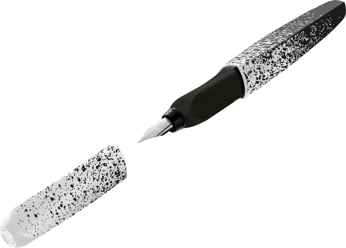 Pluma estilográfica Pelikan twist color edition - blanco y negro