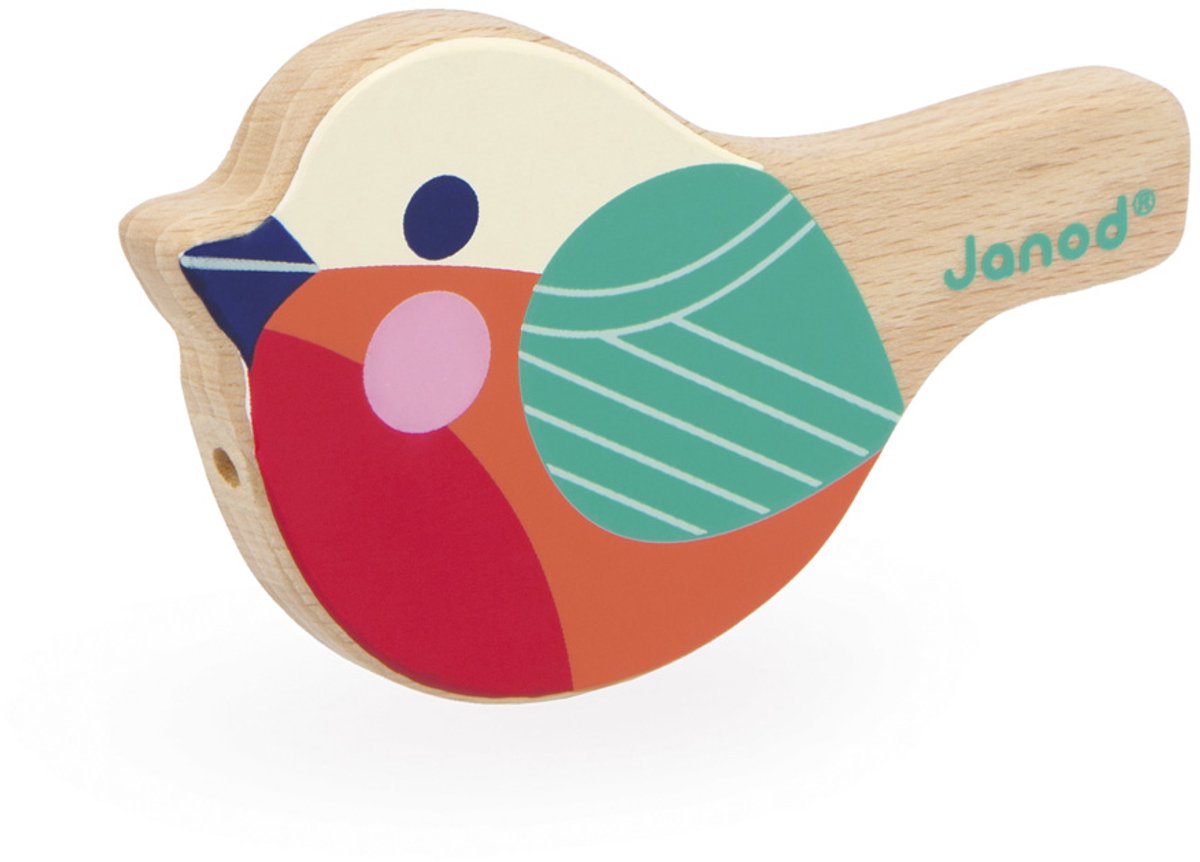 Janod - gioia - silbato de madera - pájaro