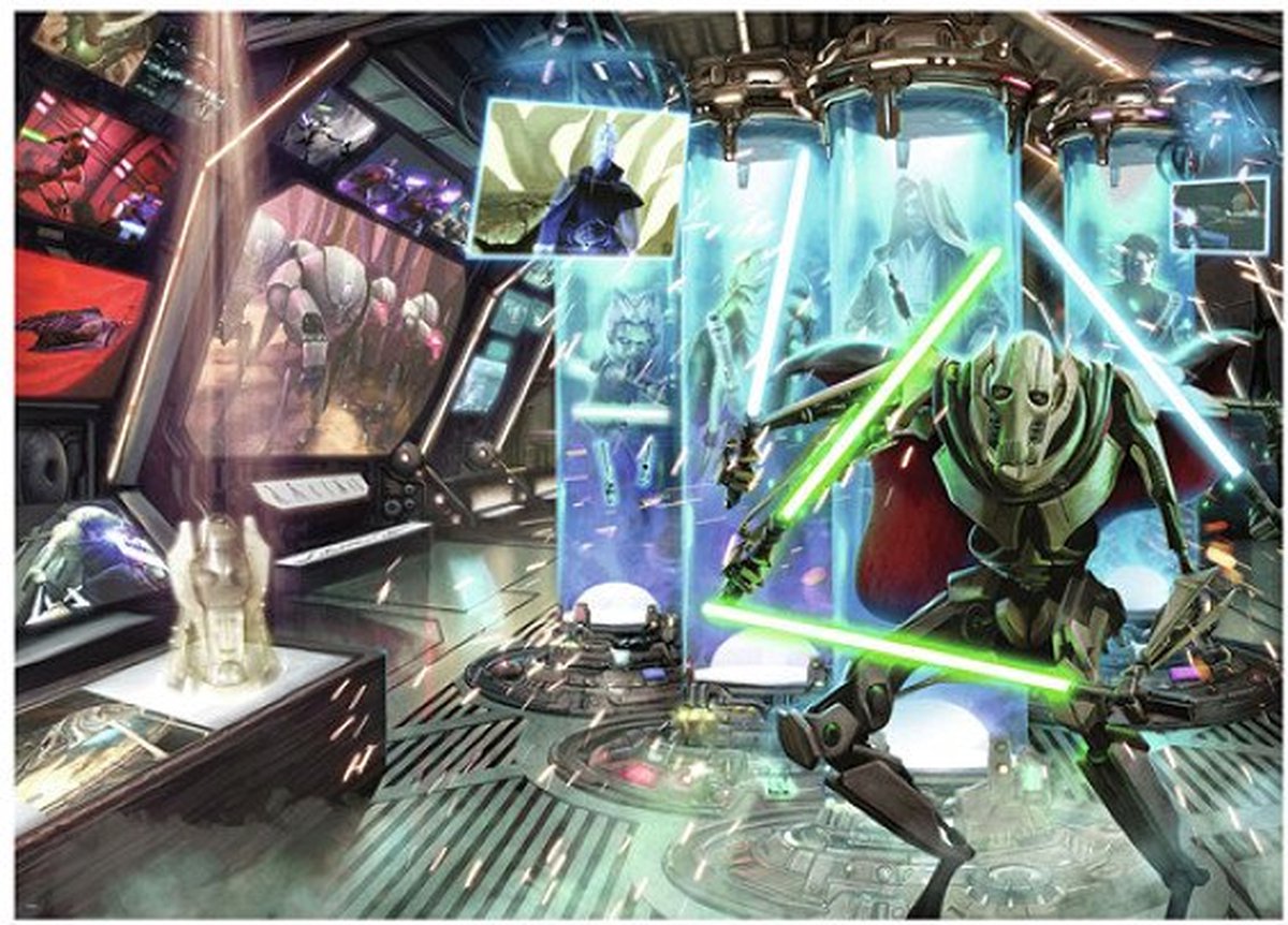 RAVENSBURGER puzzle puzzle Star Wars Generale Generale Grievous, 1000st.