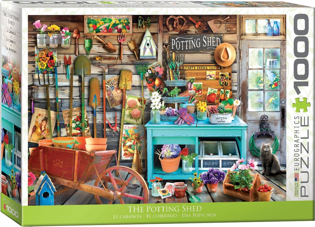 Eurographics - the potting shed - 1000 pezzi 68×48 cm (l×a) - puzzle