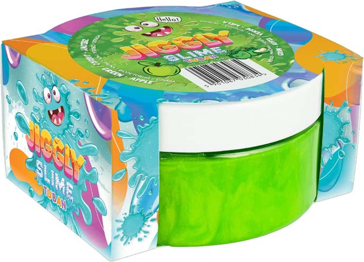 Tuban tuba - jiggly slime – green apple 200 g