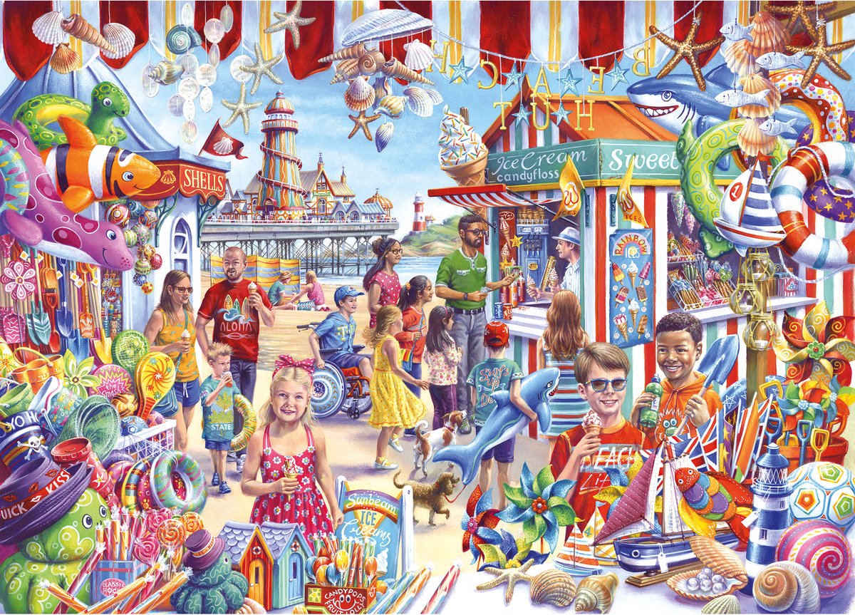Gibsons - souvenir al mare (di Tony Ryan) - 1000 pezzi 68×49 cm (l×a) - puzzle per adulti