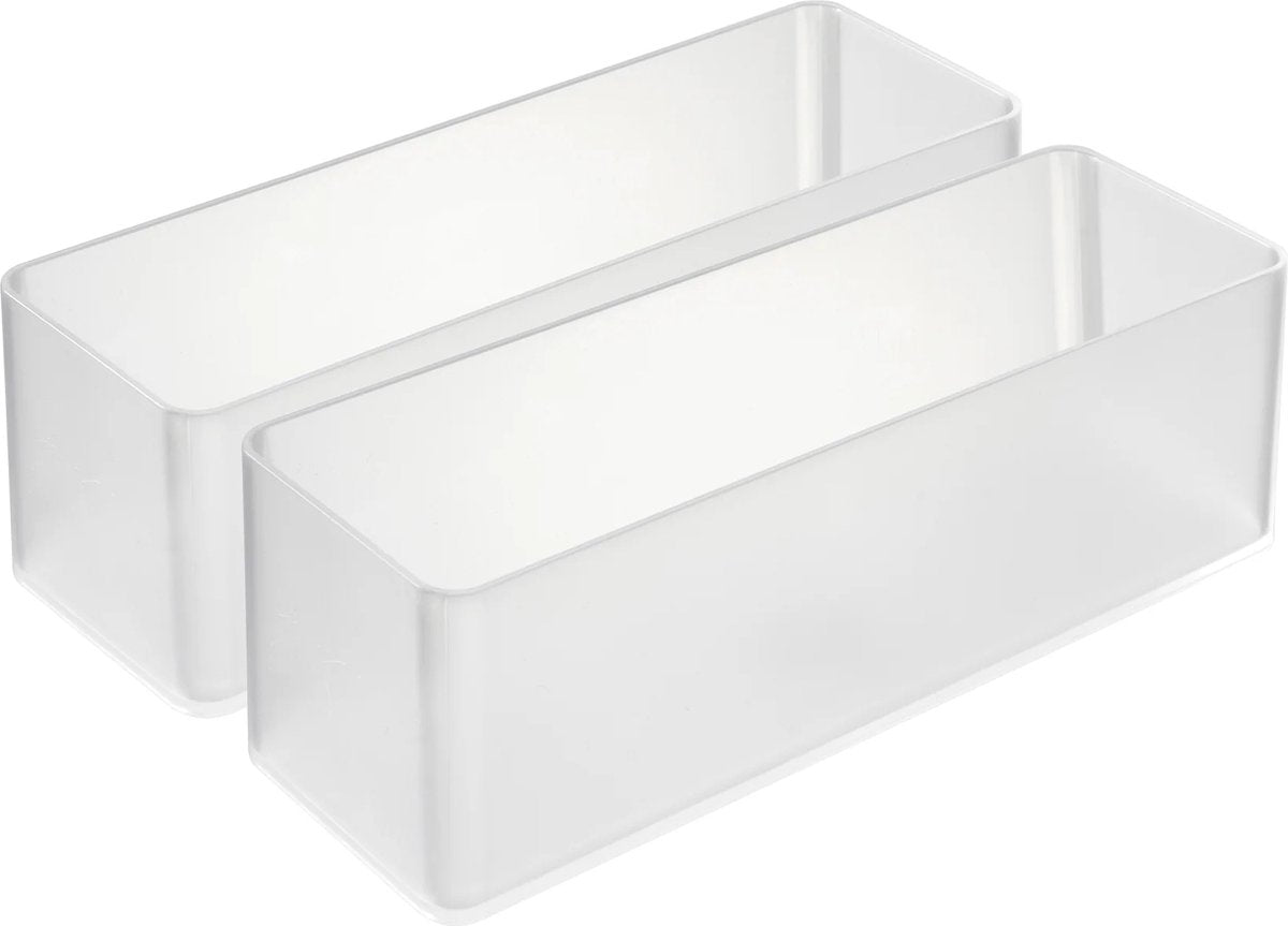 Yamazaki stapelbare lade organizer - diep | smal - tower - wit