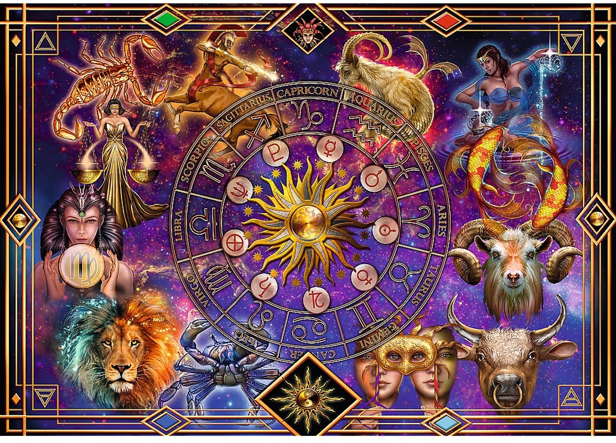 Trefl puzzel - spiraal dierenriemtekens - 1040 stukjes astrologie.