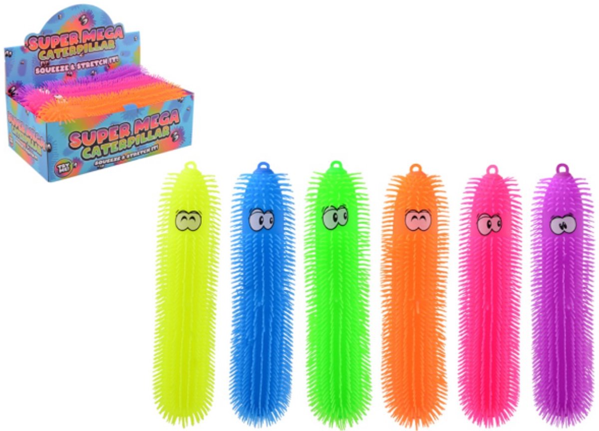 Johntoy Fluffy Worm Fidget, 50 cm