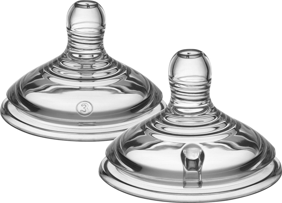 Tommee tippee natural start flesspenen - hoge toevoersnelheid 6m+ - set van 2