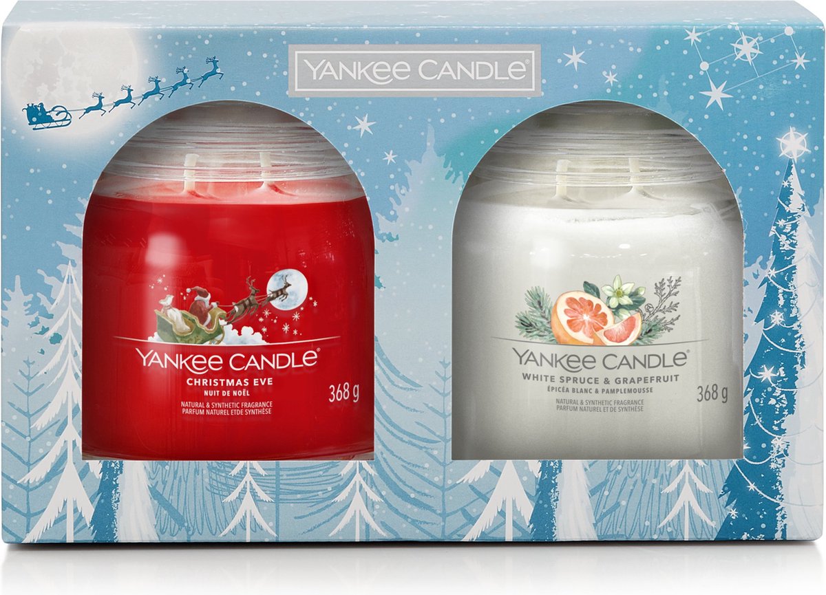Yankee Candle, set regalo con 2 barattoli medi, The Bright Lights