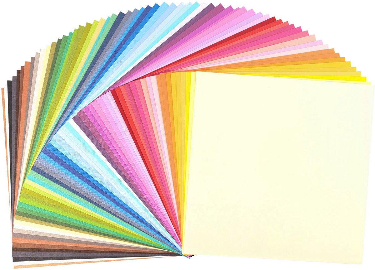 Florence vaessen creative cardstock 216g - 30,5 x 30,5 cm - 60 vellen
