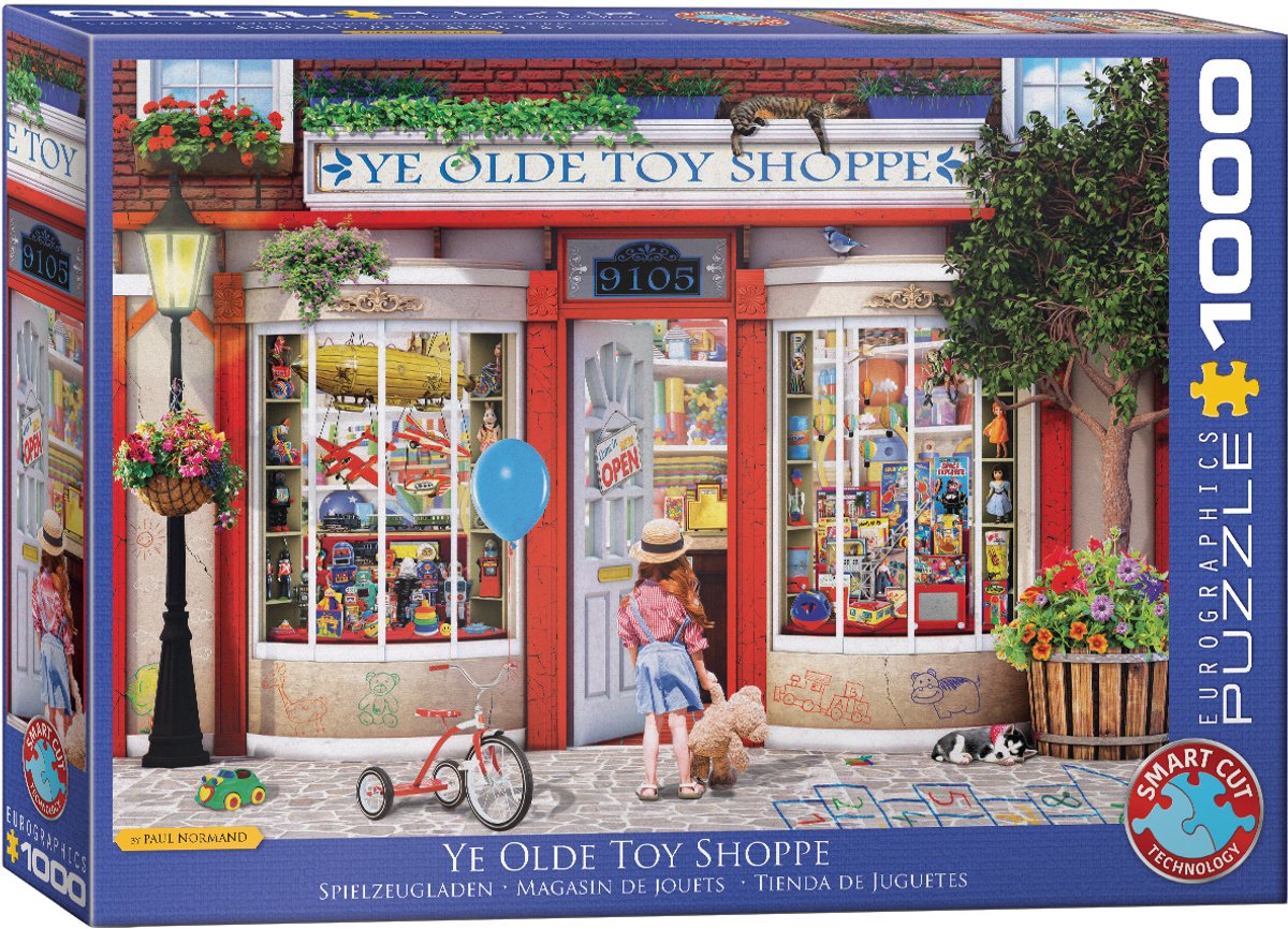 Eurographics - il vecchio negozio di giocattoli (ye olde toy shoppe) - 1000 pezzi - puzzle