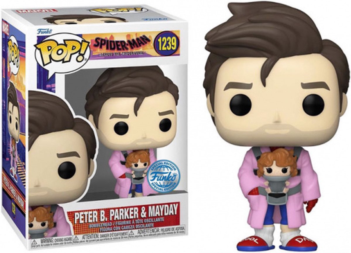 Funkopop! meraviglia: uomo ragno - peter b. Esclusiva Parker Mayday