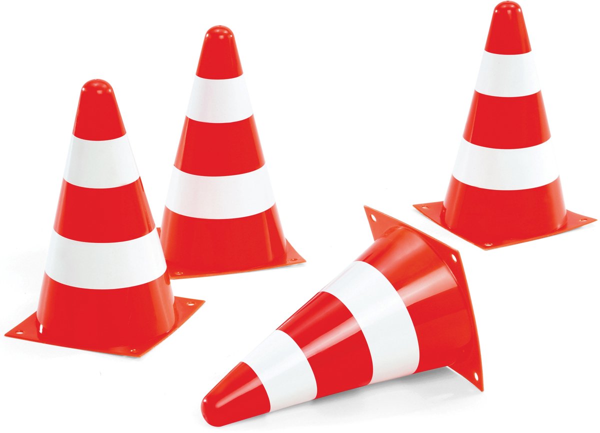 Rolly Toys peones 23 cm naranja 4 piezas