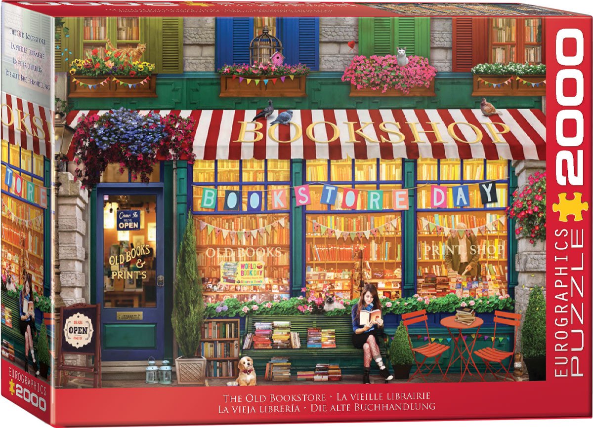 Eurographics - la vecchia libreria - artbeat studio - 2000 pezzi 96×68 cm (l×a) - puzzle