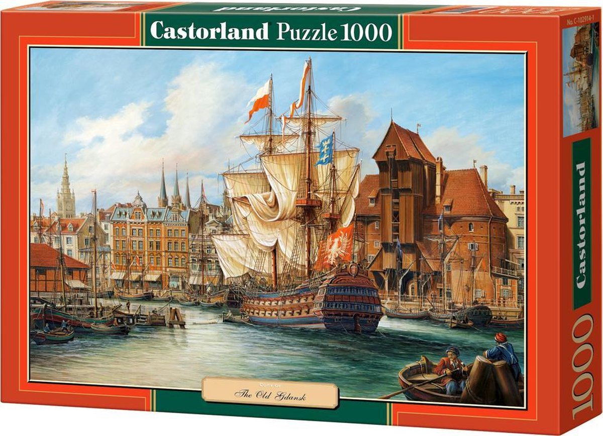 SelectA Castorland puzzle il vecchio Gdansk, 1000st.