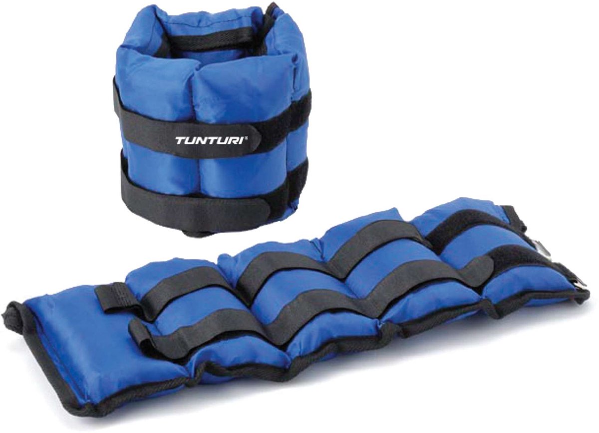 Pesi variabili per caviglie e polsi Tunturi - 2x 2,25 kg - blu