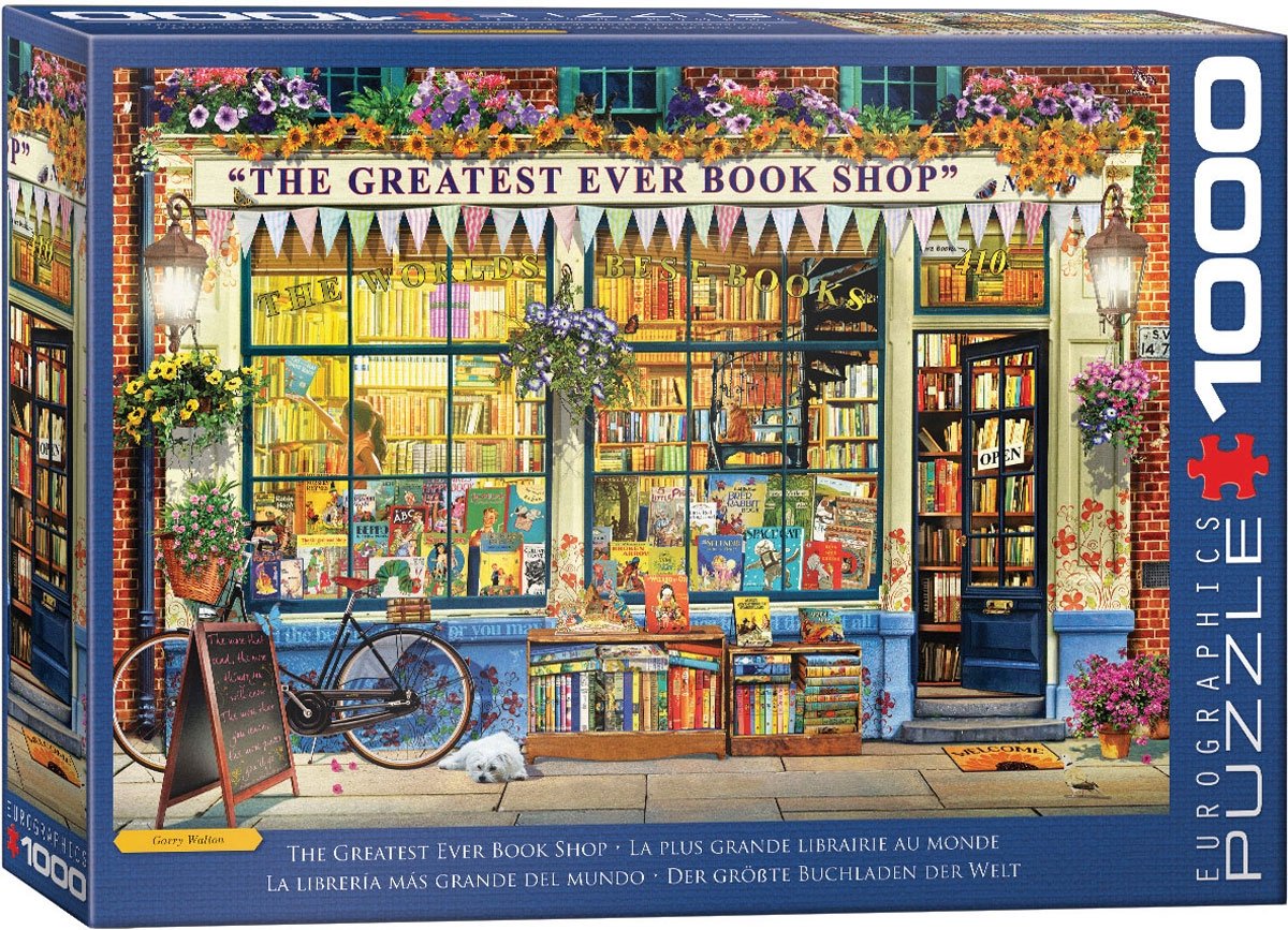 Eurographics - la più grande libreria di sempre - puzzle da 1000 pezzi
