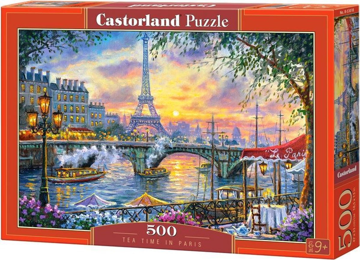 Selecta Castorland Play Puzzle Tea Time en París, 500º.