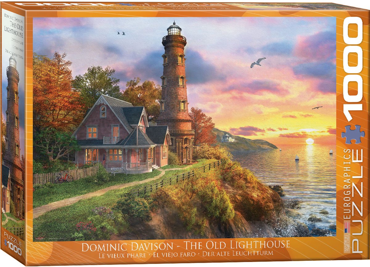 Eurographics - il vecchio faro - dominic davison - 1000 pezzi 68×48 cm (l×a) - puzzle