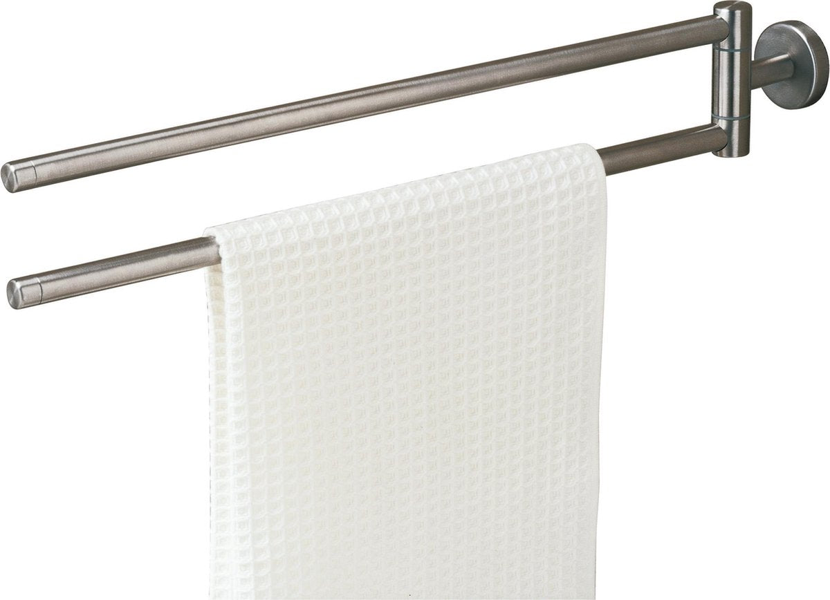 Tiger boston - handdoekrek 2-armig - 51 cm - rvs geborsteld