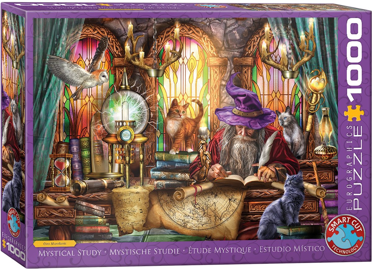Eurographics puzzle studio mistico puzzle da 1000 pezzi ciro marchetti.