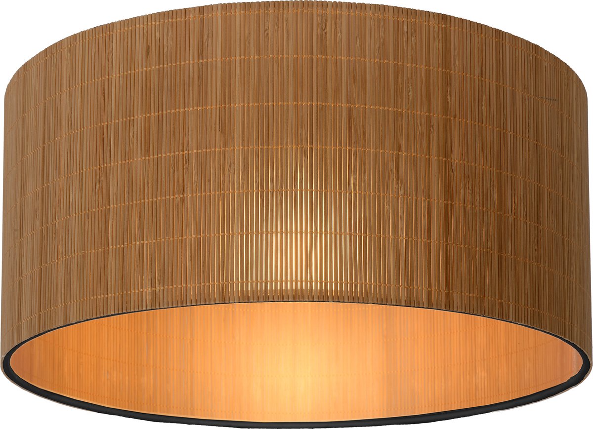 Lucide magius - lampada da soffitto (lampada da soffitto) - ø 42 cm - 1xe27 - naturale - japandi