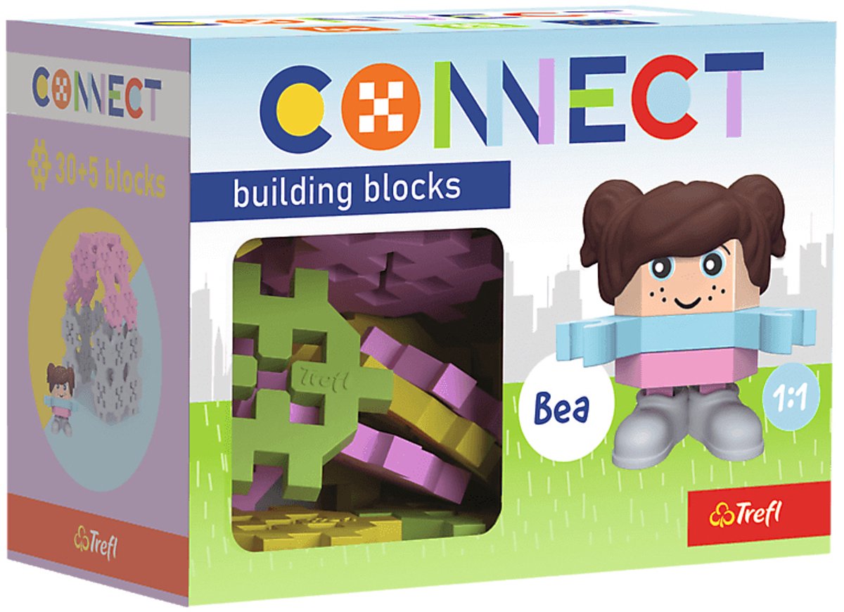 Trefl connect connect | bouwstenen bea 35 stuks
