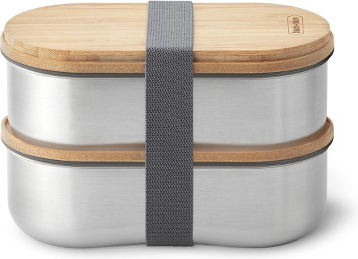 Fiambrera bento de acero inoxidable black+blum black blum