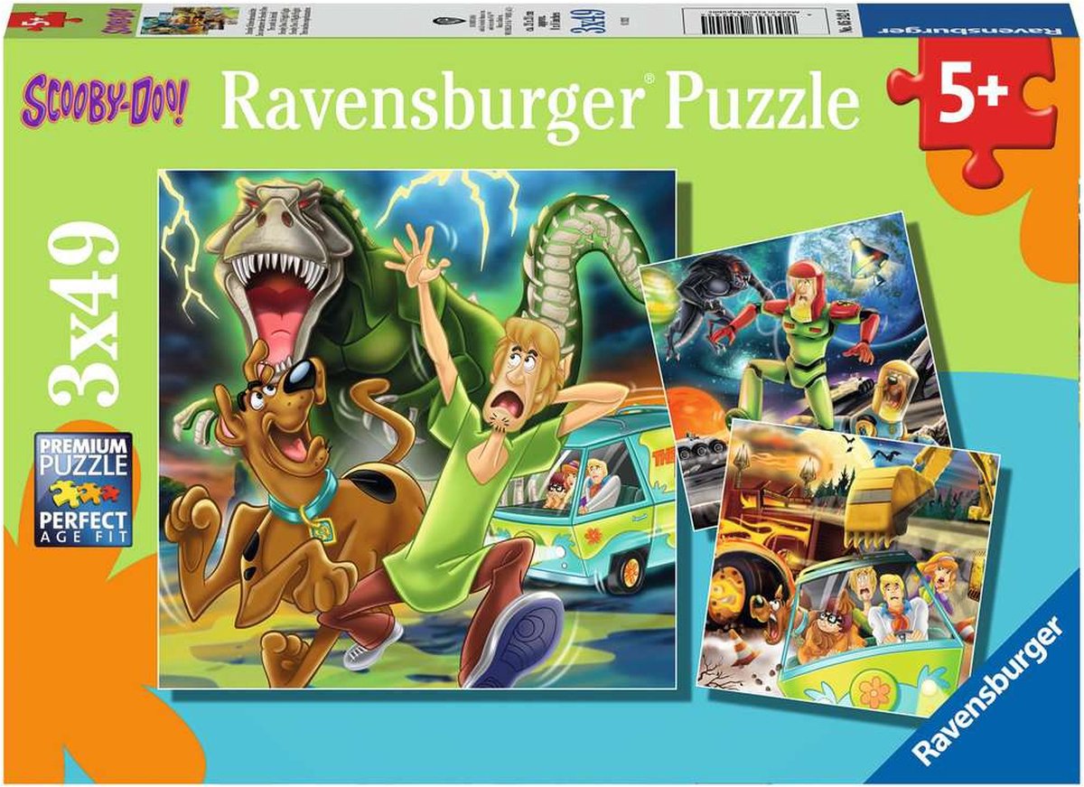 Puzzle Ravensburger Scooby Doo - puzzle - 3x49 pezzi
