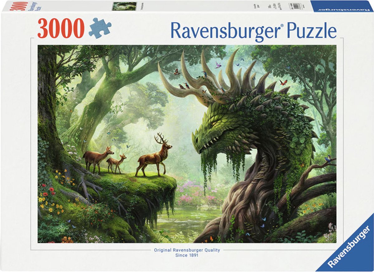 RAVENSBURGER JIGSAW puzzle di Walddrache Eracht, 3000st.