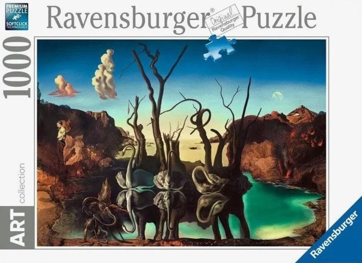 Ravensburger erwachsenenpuzzle 1000 pezzi - dali