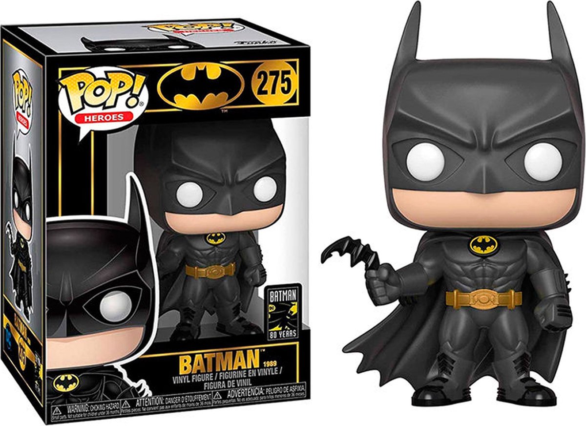 ¡Funko pop! dc: batman 80th - 1989 película batman 10 cm