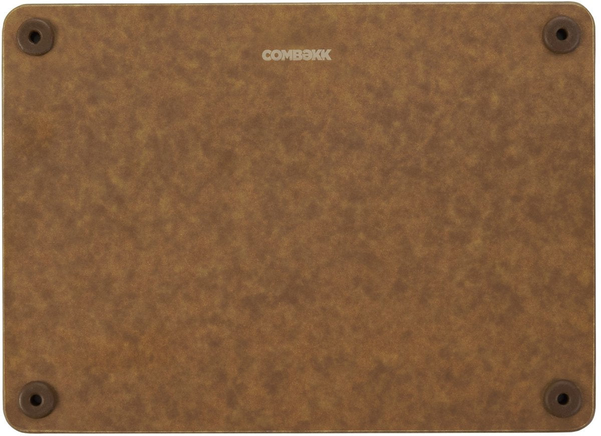 Tabla de cortar Combekk – Madera prensada FSC – libre de microplásticos – antibacteriana – apta para lavavajillas – 15x20 cm – marrón