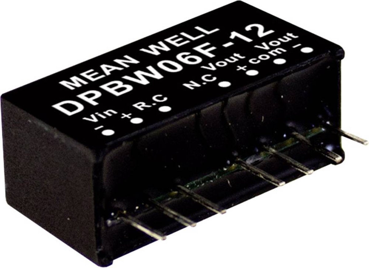 Mean well dpbw06g-05 módulo convertidor dc dc 600 ma 6 w número de salidas: 2 x contenido 1 pieza(s)