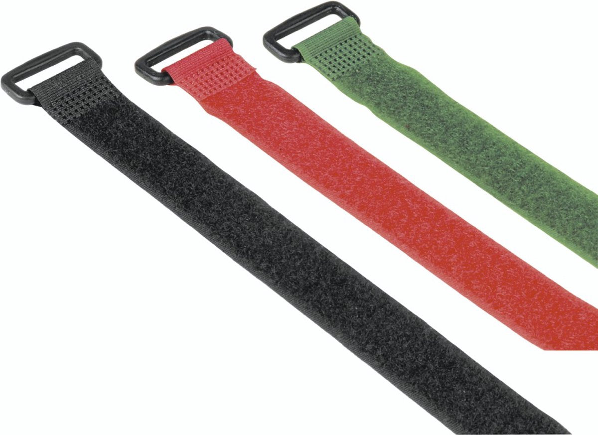 Fascetta Hama klett con öse, wiederverwendbar, 20 x 250 mm, grande, 9 pezzi (00221006)