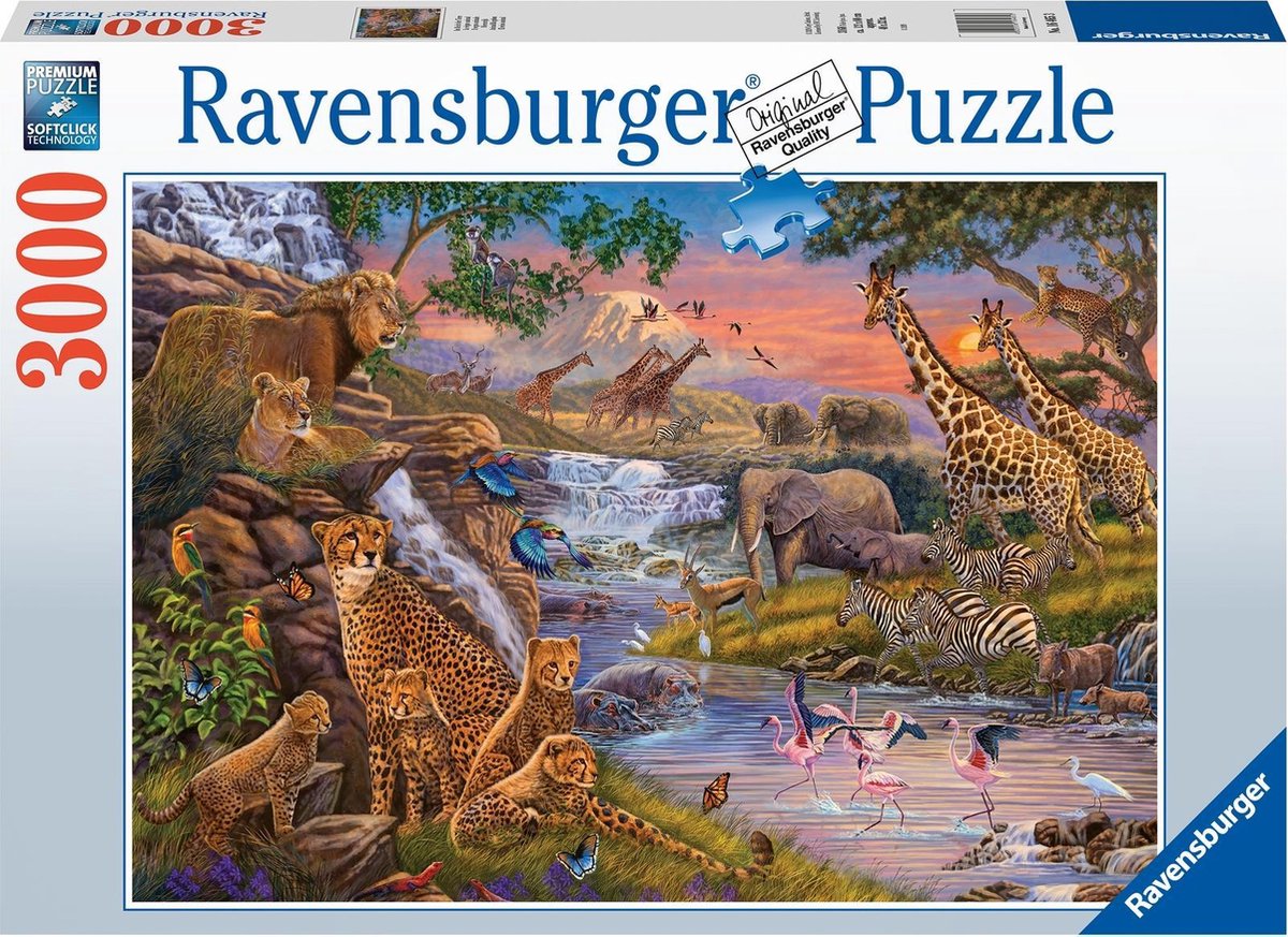 Ravensburger Puzzle Mondo Animale - Puzzle - 3000 pezzi