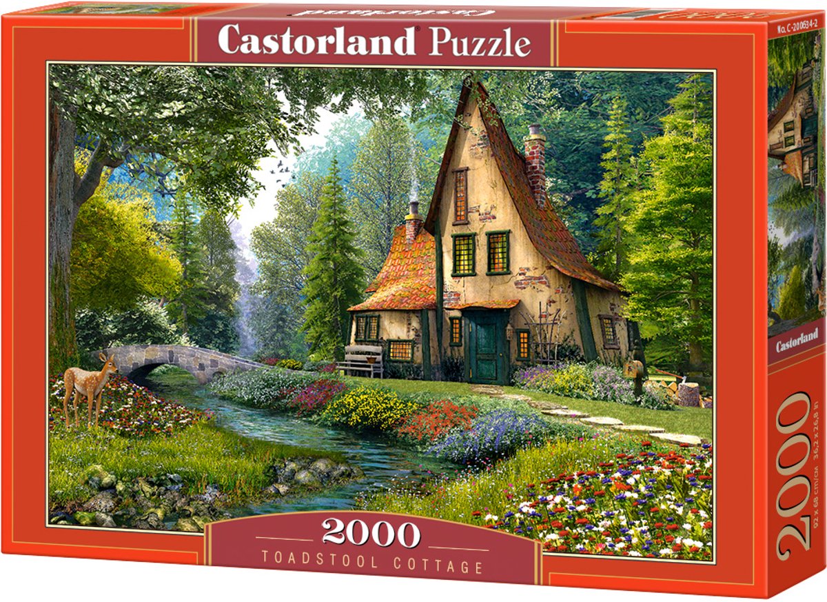 SelectA Castorland Play Puzzle Toadstrool Cottage, 2000st.