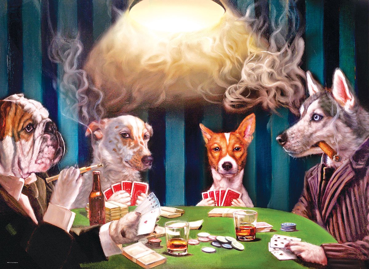 Eurographics the bluff - puzzle lucia heffernan 1000 pezzi - cani