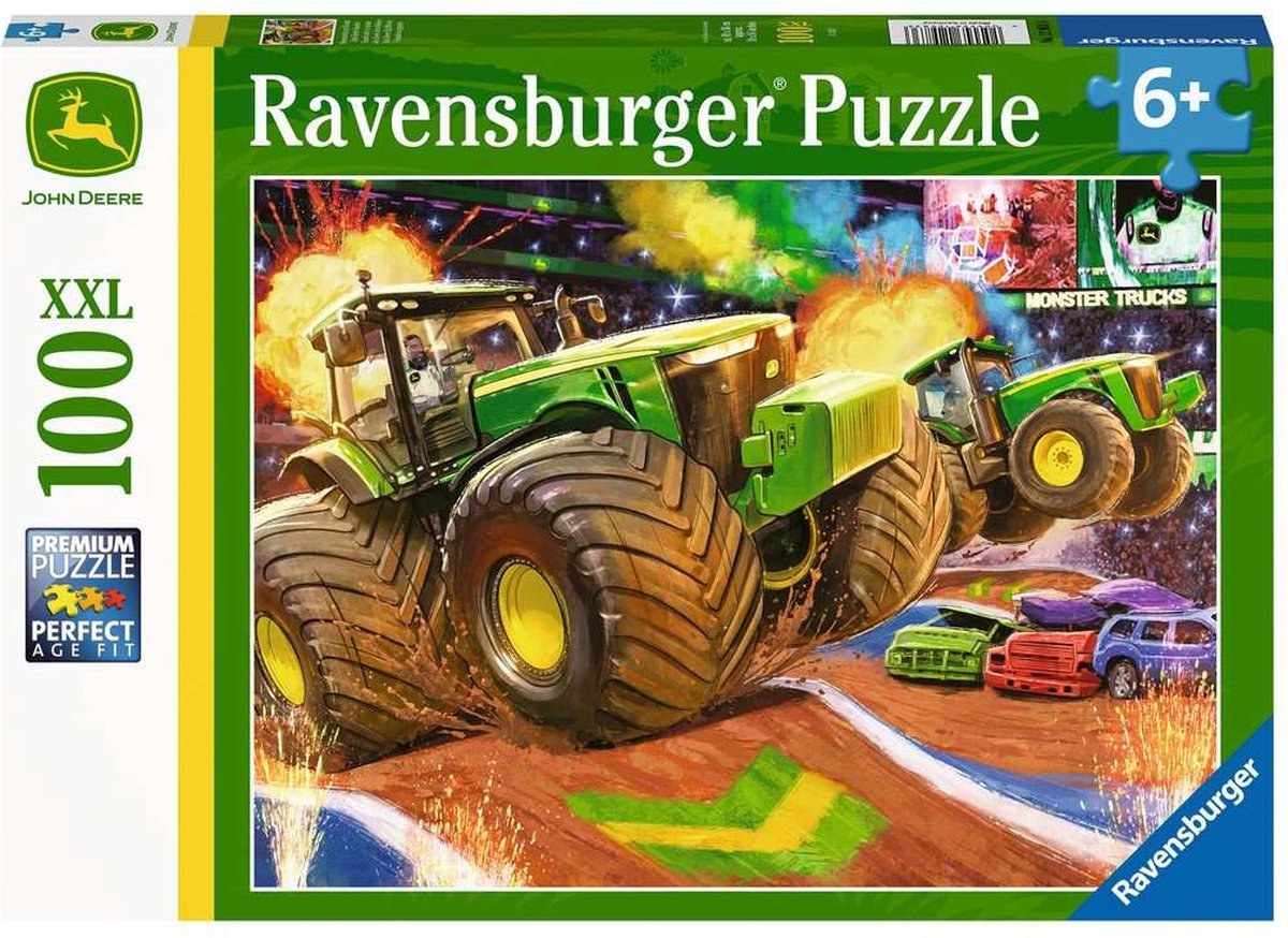 Ravensburger Puzzle John Deere Big Wheels - Puzzle - 100 pezzi