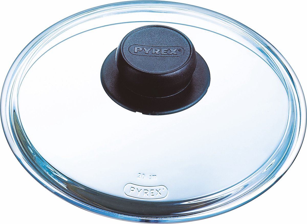 Coperchio accessori classici Pyrex - vetro borosilicato - ø20 cm - trasparente
