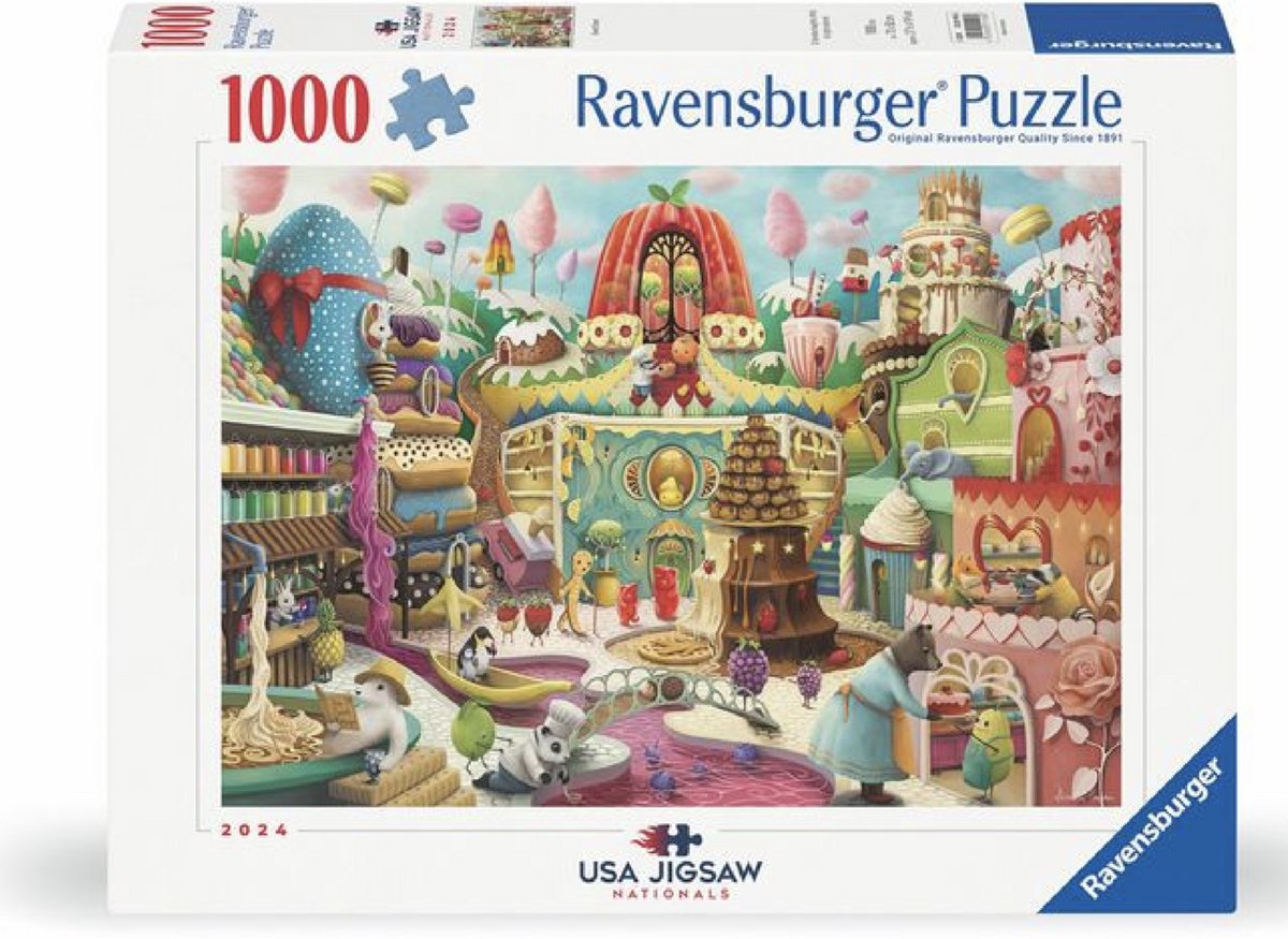 Ravensburger Puzzle Sweet Street 1000 Piezas Art Puzzle Adultos.
