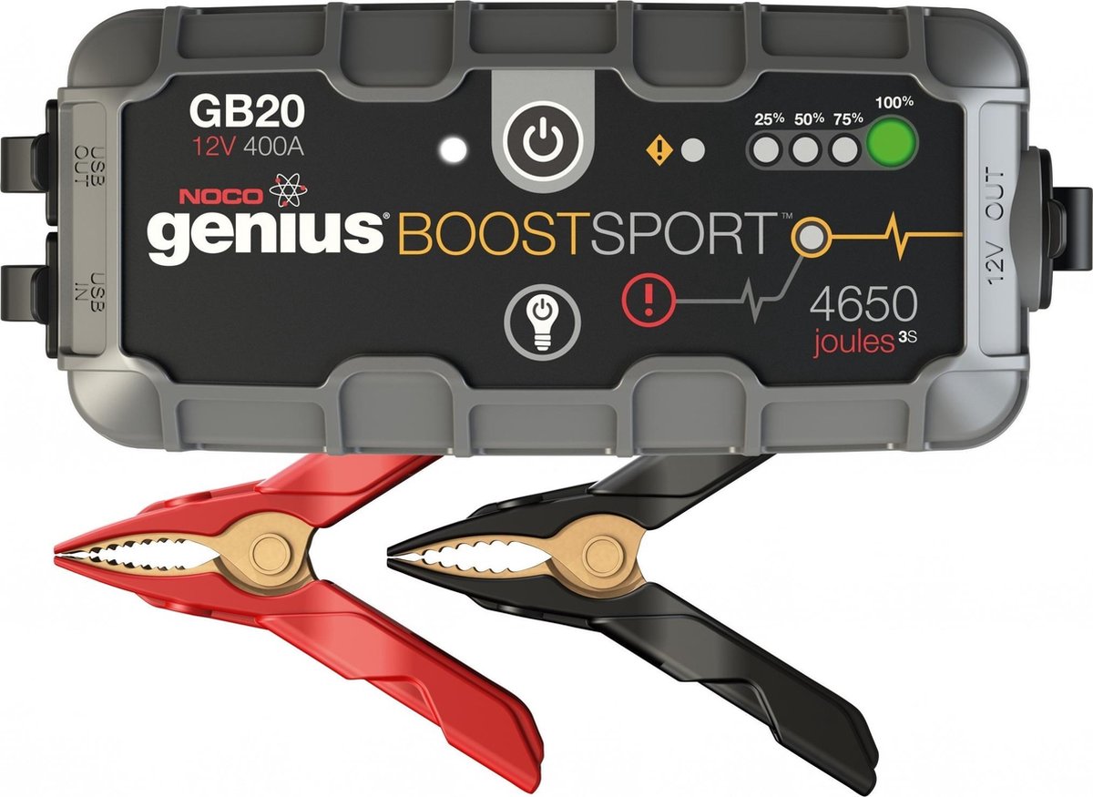 Arrancador auxiliar noco genio gb20 (12v 400a) gris