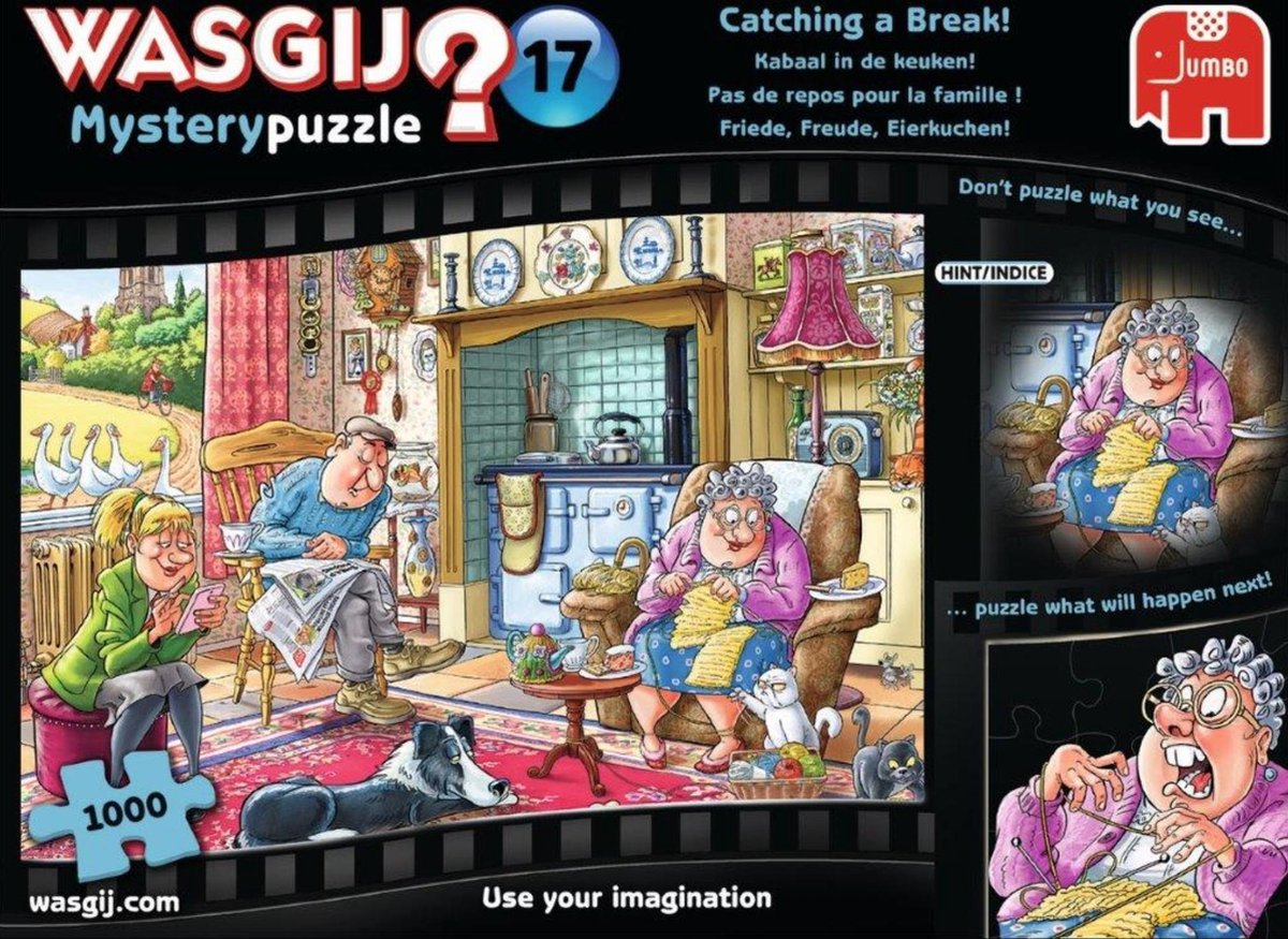 Wasgij mistero 17 racchetta in cucina! puzzle - 1000 pezzi