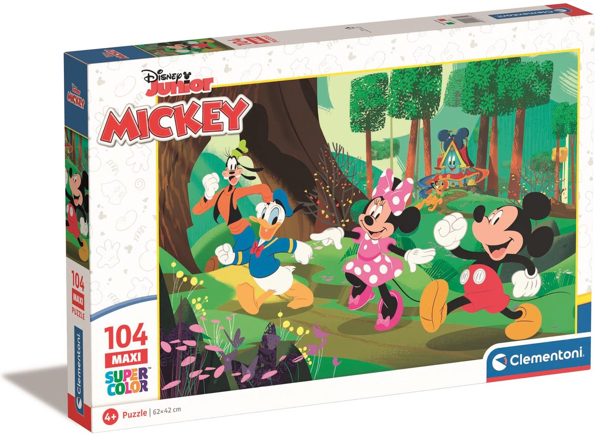 Clementoni Maxi Jigsaw Puzzle Mickey and Friends, 104st.