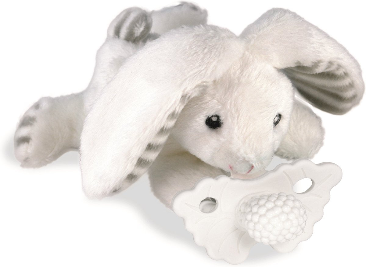 Razbaby - Peluche ciuccio Razbuddy con ciuccio per dentizione Razberry - Coniglio