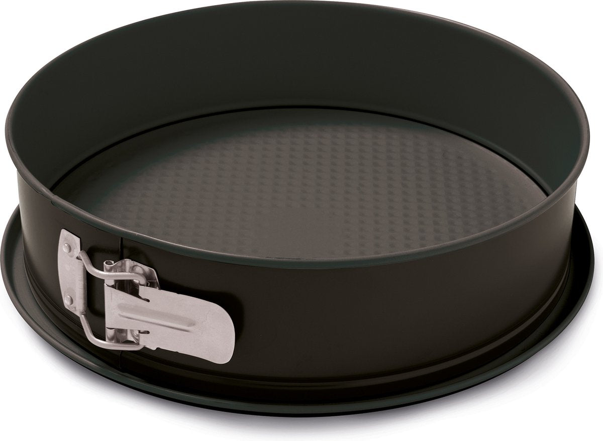 Teglia a cerniera Basic Culinary 26 cm - teglia senza pfas - fondo mobile - acciaio al carbonio