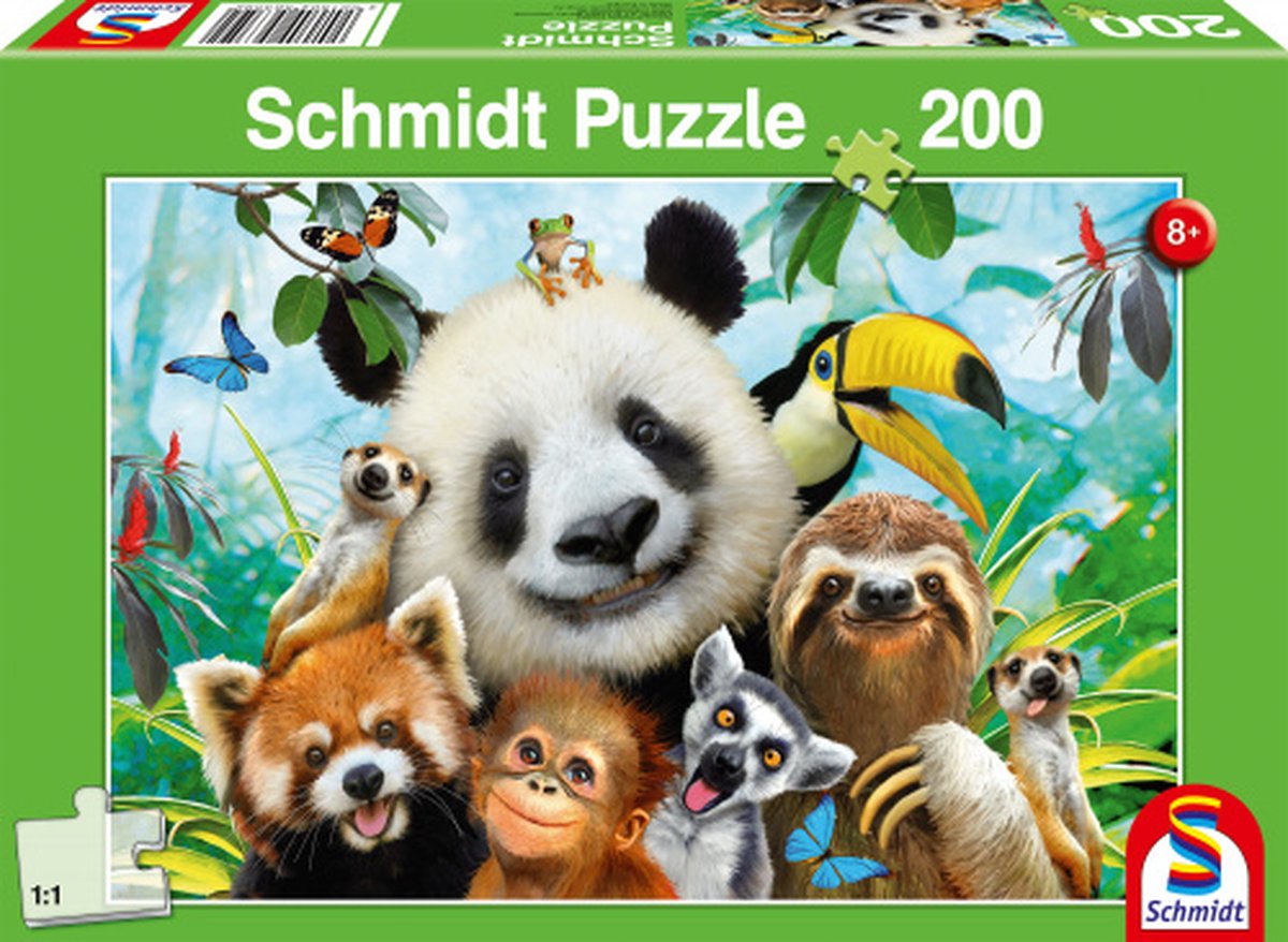 Schmidt - rompecabezas - ¡simplemente bestial! - 200 piezas - niños - a partir de 8 años