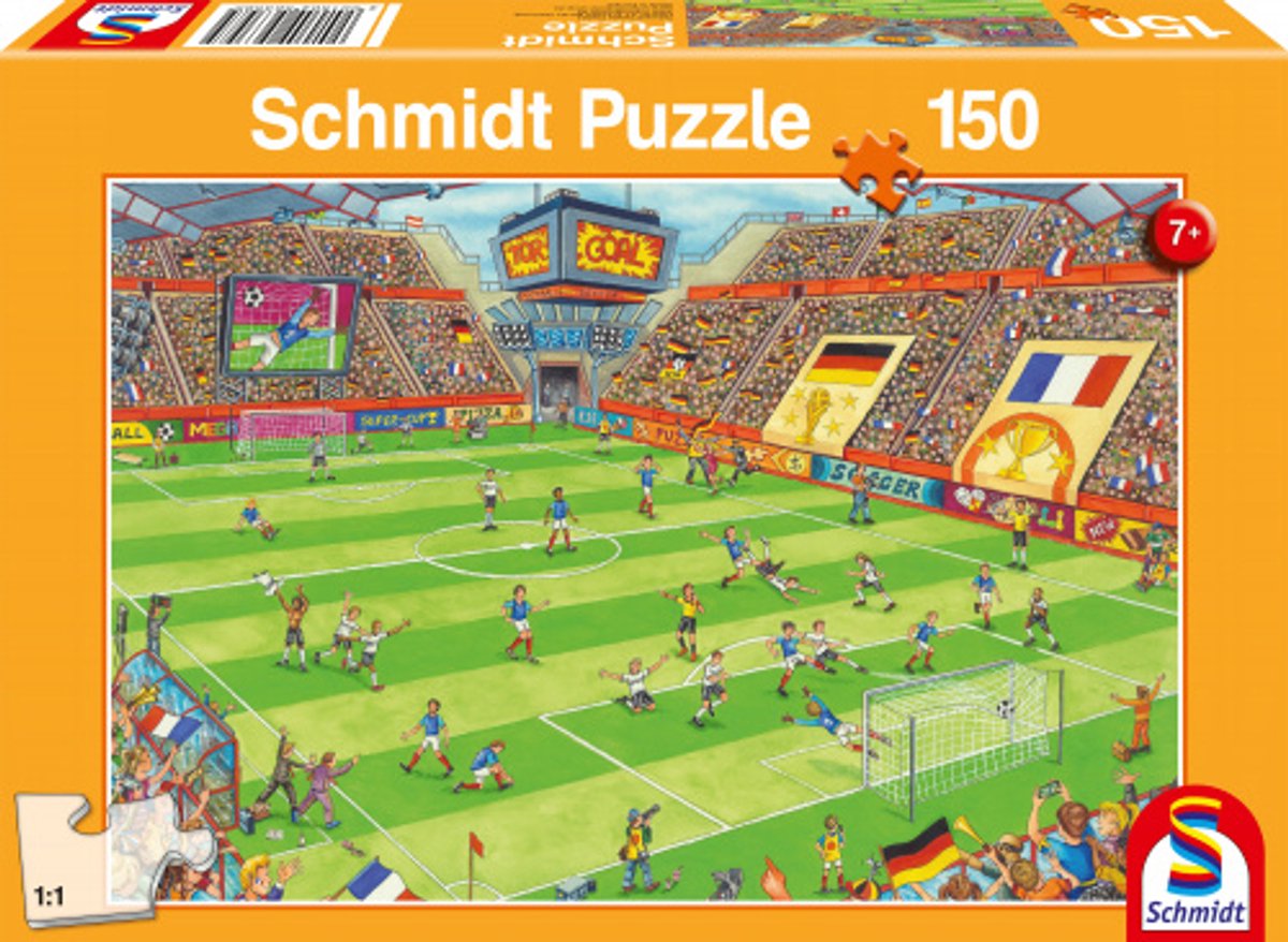 Schmidt - Puzzle - Finale allo stadio di calcio - 150 pezzi - Bambini - da 7 anni